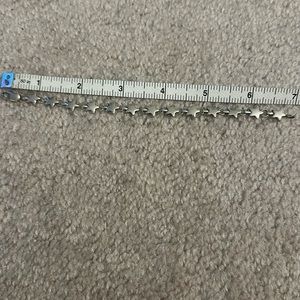 Tiffany & Co Puff Star Link Bracelet 925 Sterling Silver